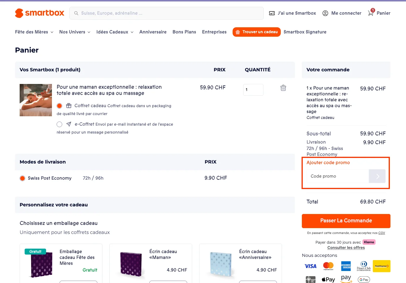 Comment utiliser le code promo ? - Smartbox
