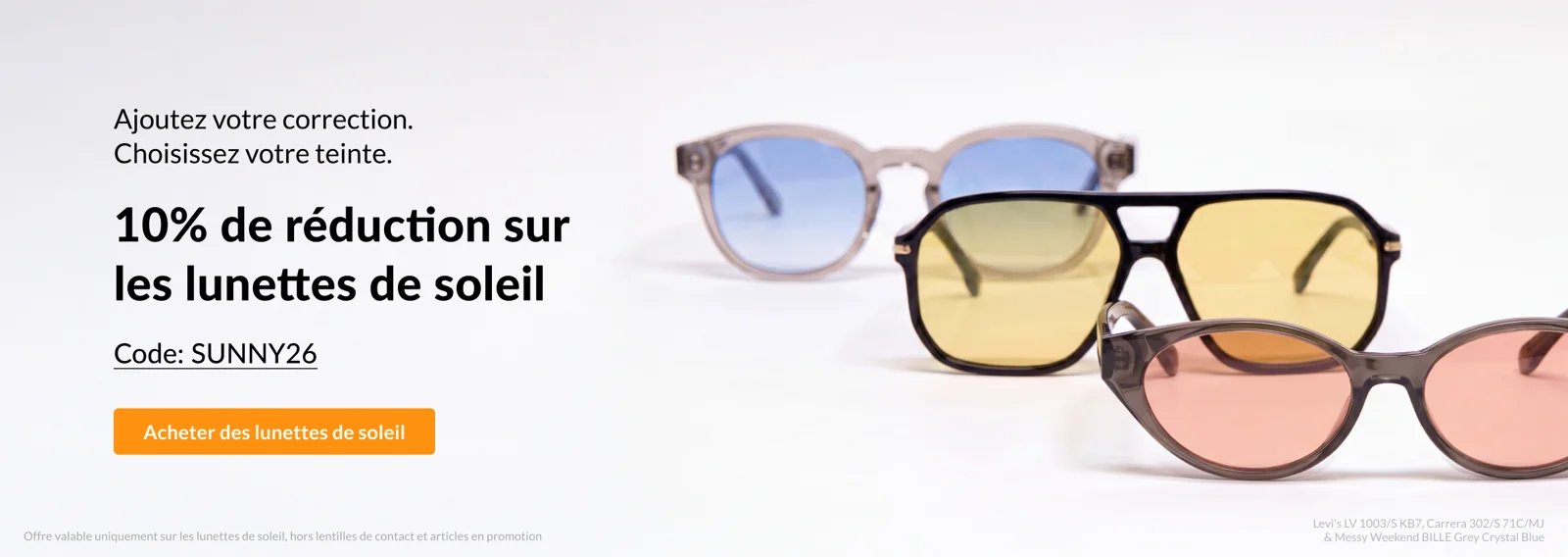 Preuve du coupon - SmartBuyGlasses - Code promo SmartBuyGlasses : [[10% de réduction]] sur lunettes de soleil