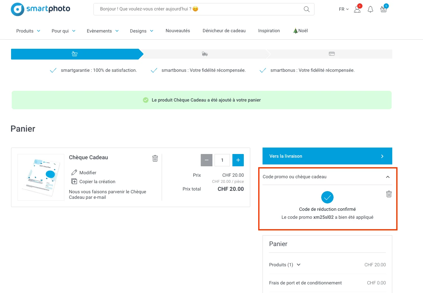 Comment utiliser le code promo ? - Smartphoto