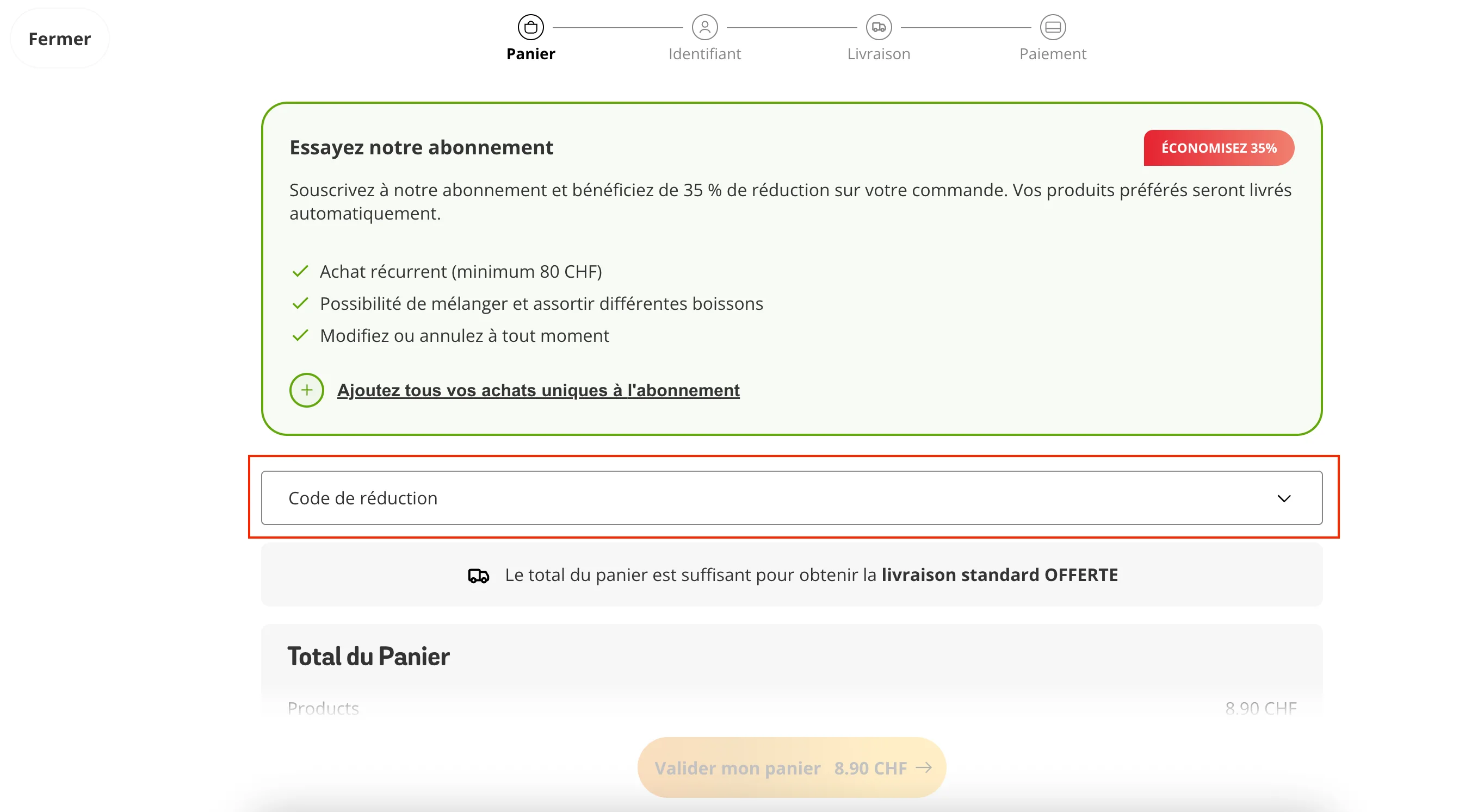 Comment utiliser le code promo ? - Tassimo