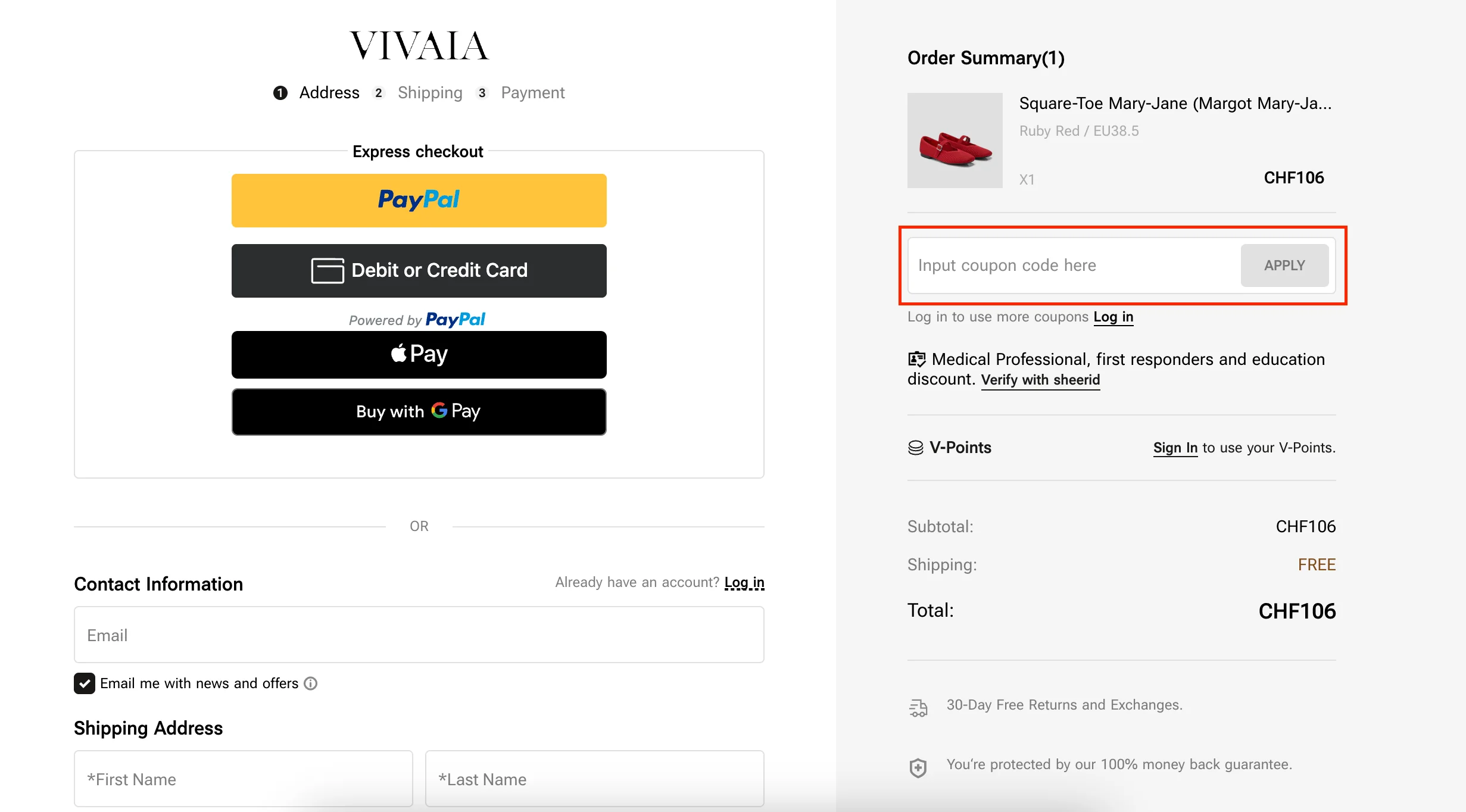 Comment utiliser le code promo ? - VIVAIA
