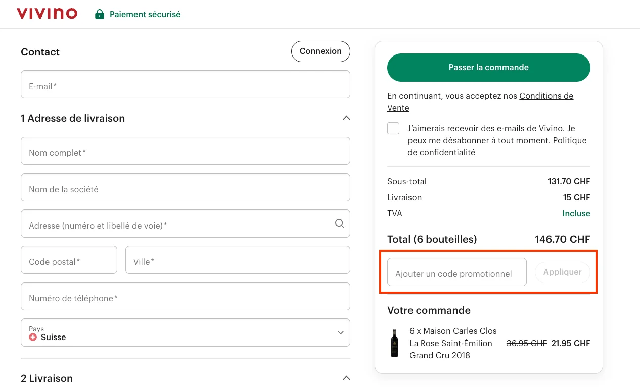 Comment utiliser le code promo ? - Vivino