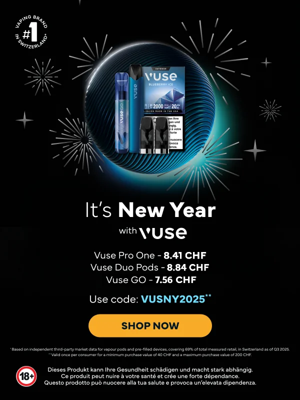 Preuve du coupon - Vuse - Vuse code promo : [[Offre spéciale]] sur pods dès 7.56 CHF