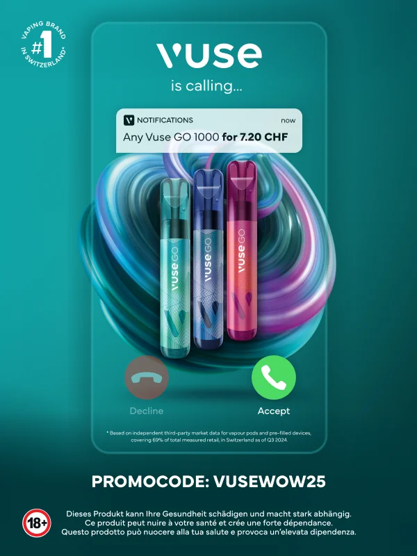 Preuve du coupon - Vuse - Vuse code promo : [[25% de réduction]] sur pods et appareils préremplis